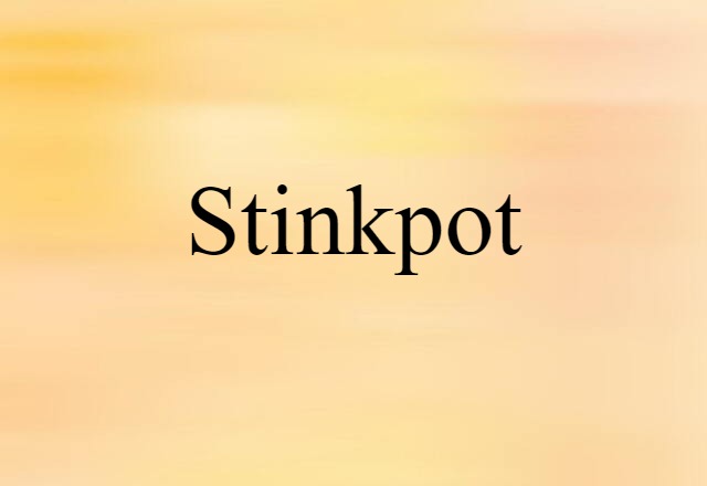 stinkpot