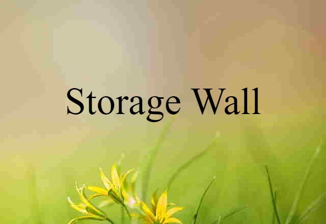 storage wall