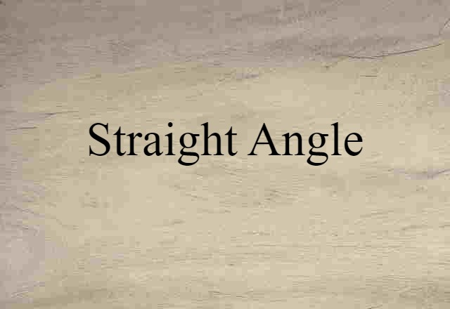 straight angle