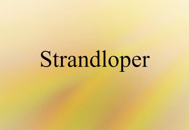 Strandloper