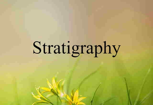 Stratigraphy (noun) Definition, Meaning & Examples