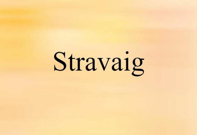 stravaig