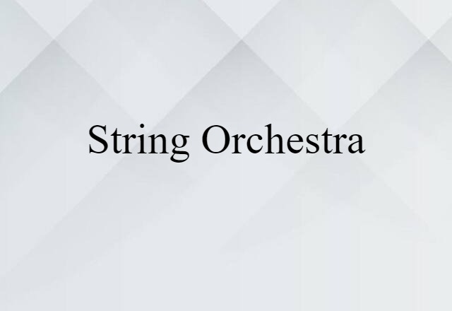 string orchestra