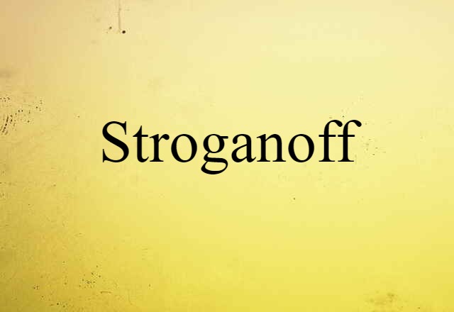 stroganoff