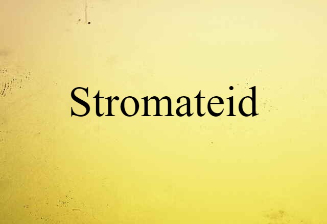 stromateid