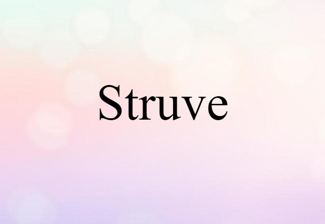 Struve