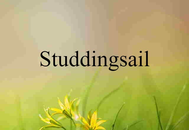 studdingsail