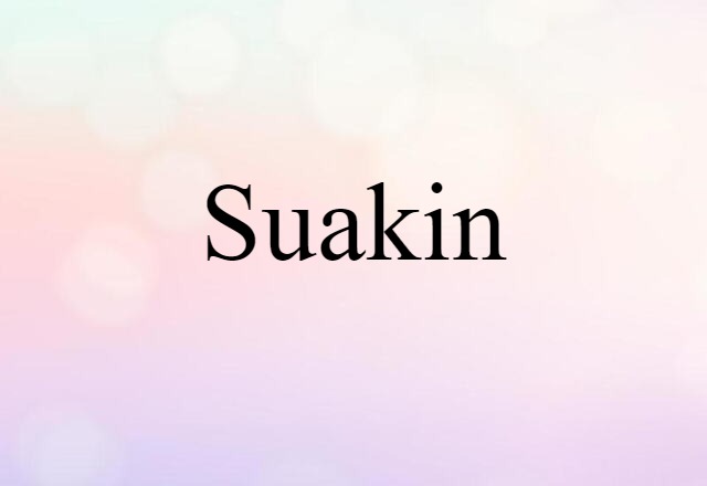 Suakin (noun) Definition, Meaning & Examples