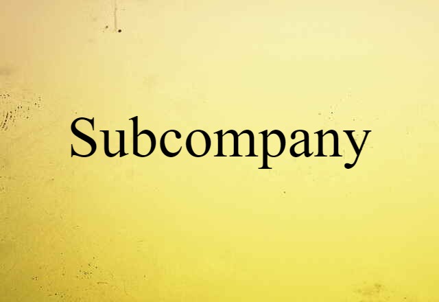 subcompany