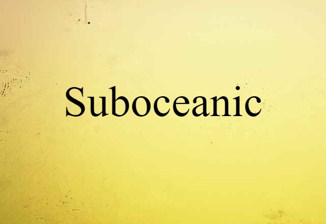 suboceanic