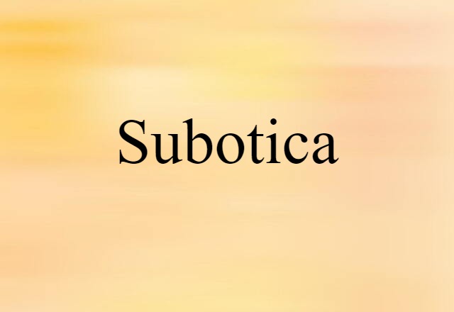 Subotica