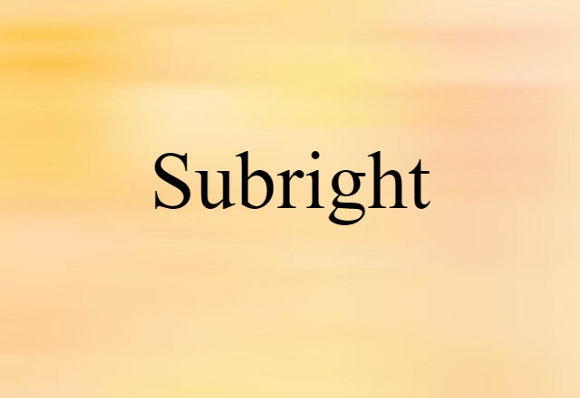 subright