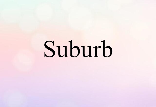 suburb