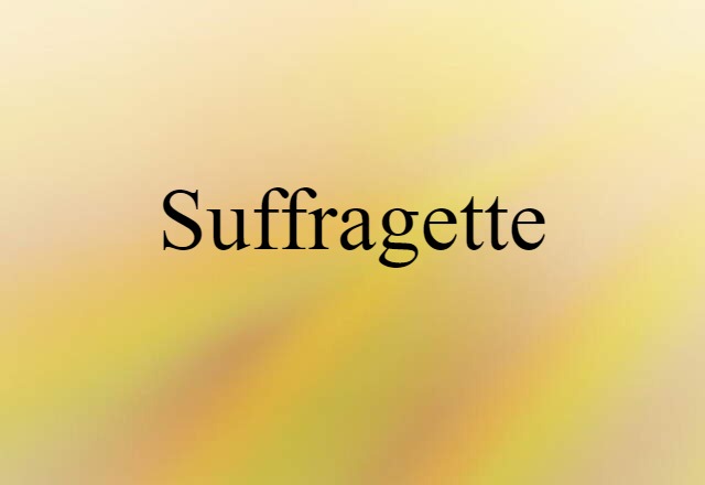 suffragette