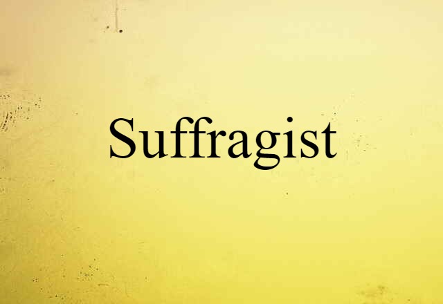 suffragist