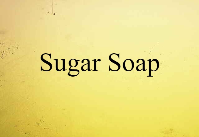 sugar soap