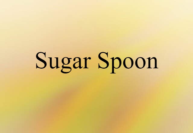 sugar spoon