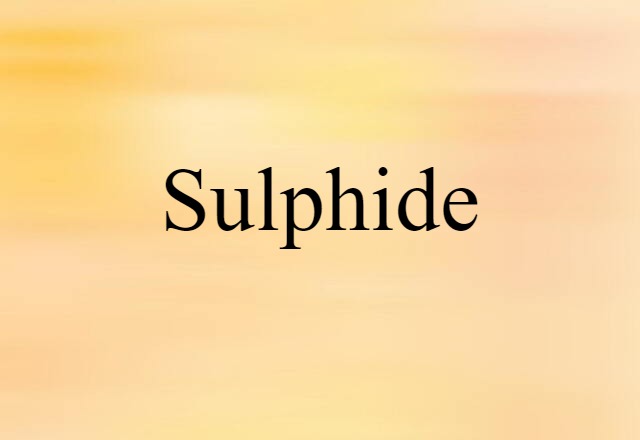 sulphide