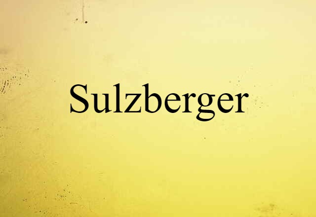 Sulzberger