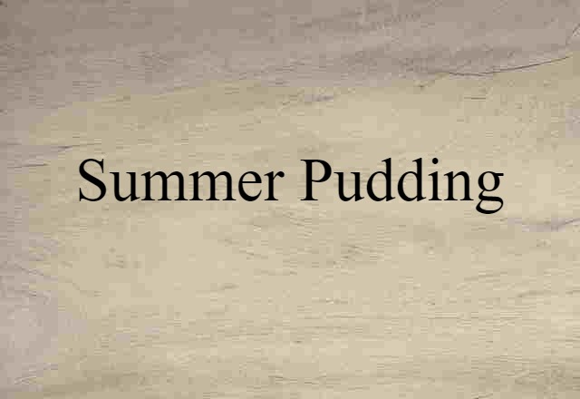 summer pudding