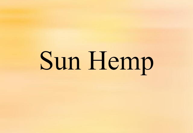 sun hemp