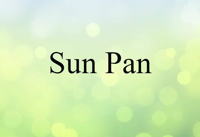 sun pan