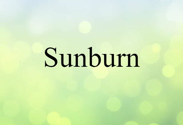 sunburn