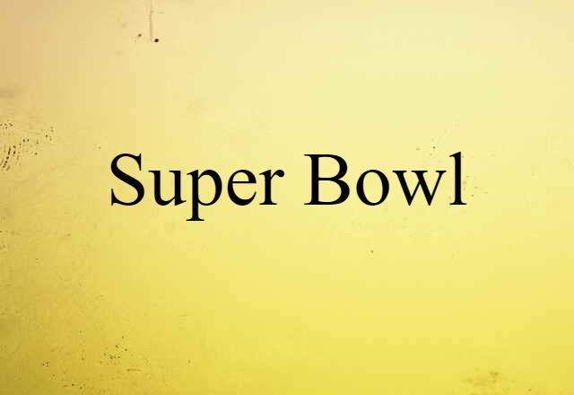 Super Bowl (noun) Definition, Meaning & Examples