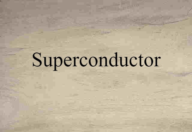 superconductor