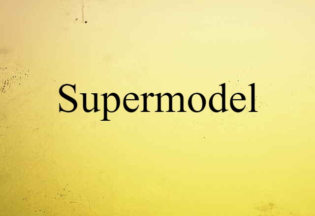 Supermodel (noun) Definition, Meaning & Examples