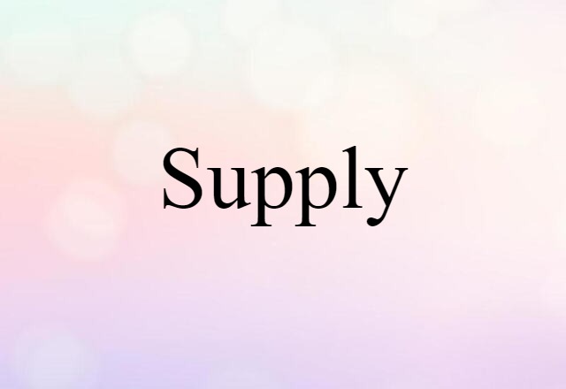 supply