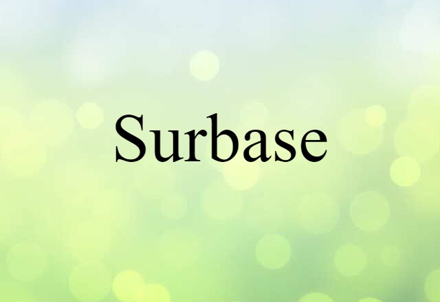 surbase