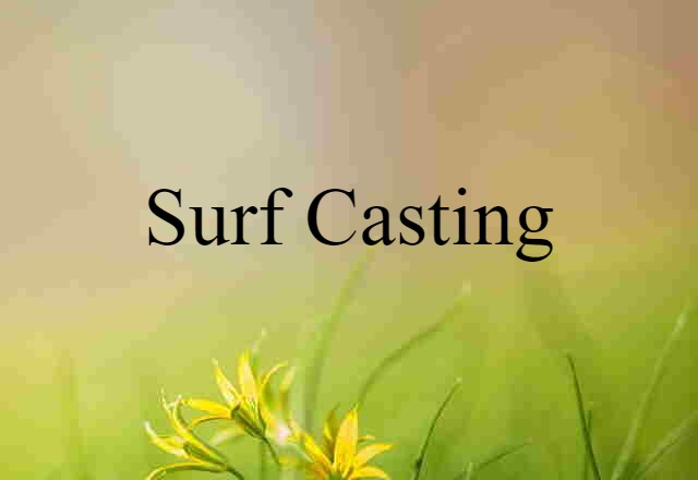 surf casting