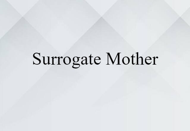 surrogate mother