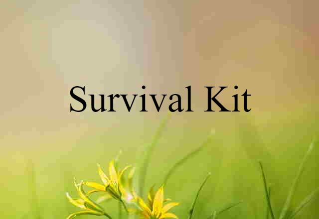 survival kit