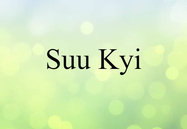 Suu Kyi