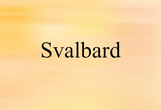 Svalbard