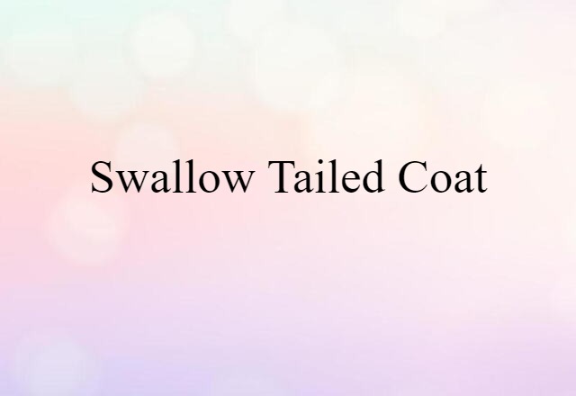 swallow-tailed coat