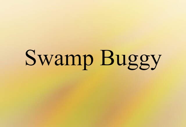 swamp buggy