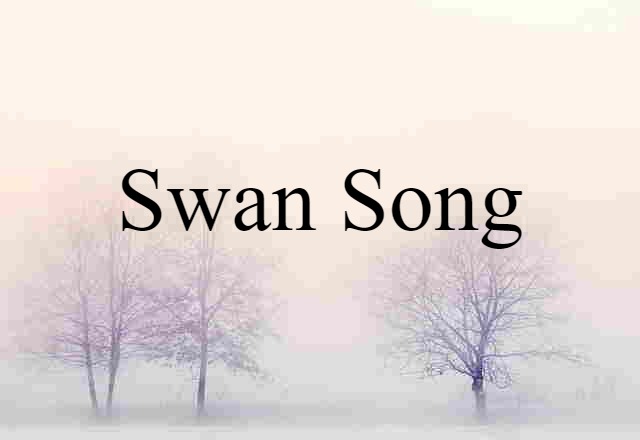 swan song