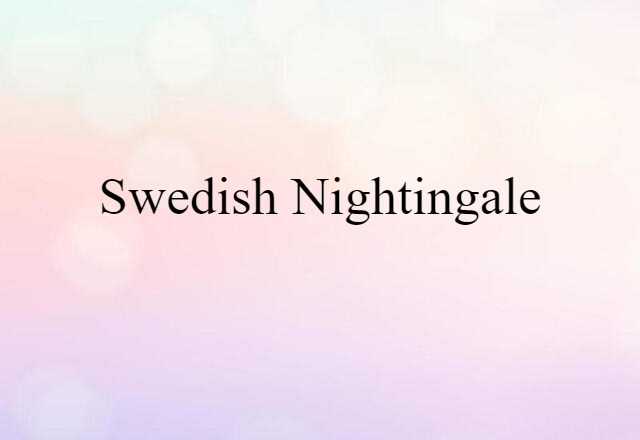 Swedish Nightingale