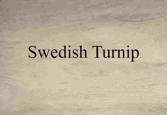 Swedish turnip