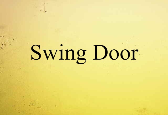 swing door