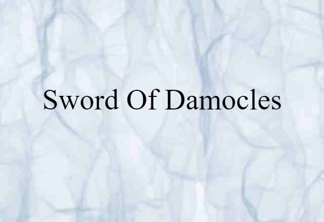 sword of Damocles