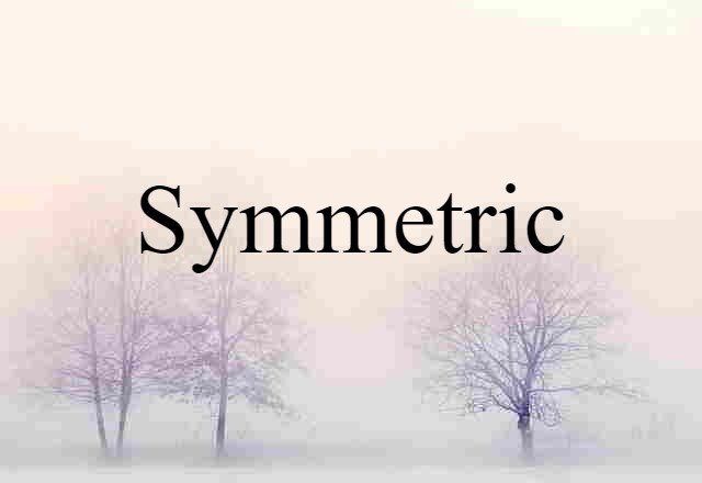 Symmetric (noun) Definition, Meaning & Examples