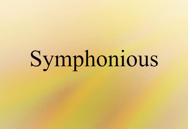 symphonious