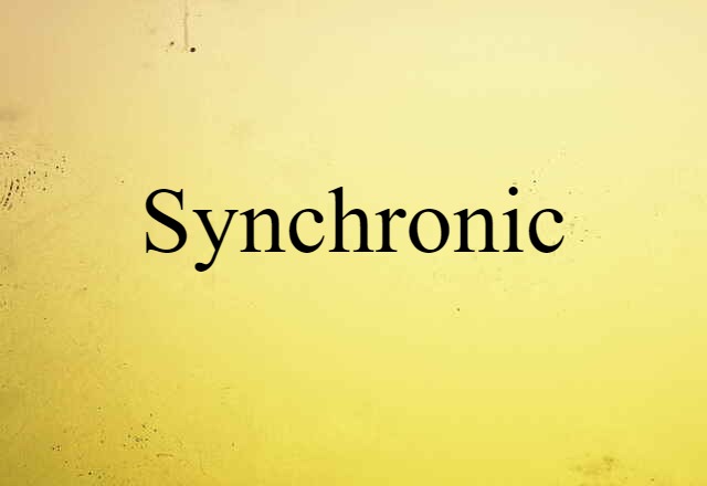 synchronic