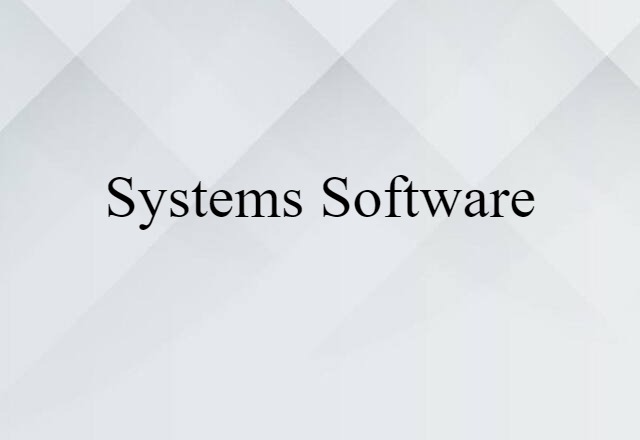 systems software