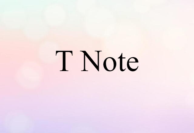 T-note