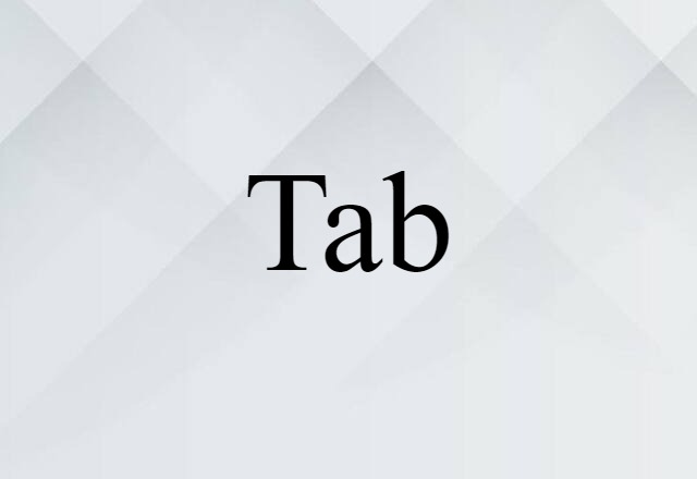 tab